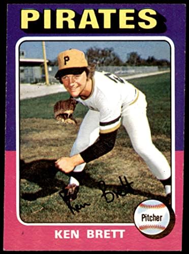 1975. Topps 250 Ken Brett Pittsburgh Pirates Dean's Cards 5 - Ex Pirates