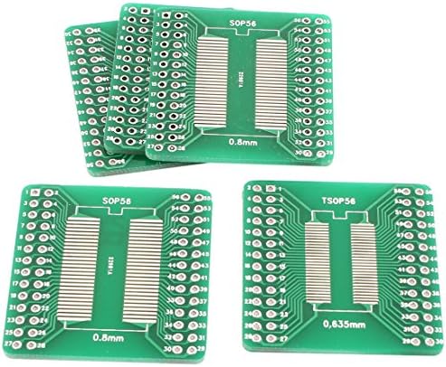 AEXIT 5 PCS releja TSOP56 0,635 mm SOP56 0,8 mm do SDRAM56 2,54 mm IC PC ploča releja PCB adapter
