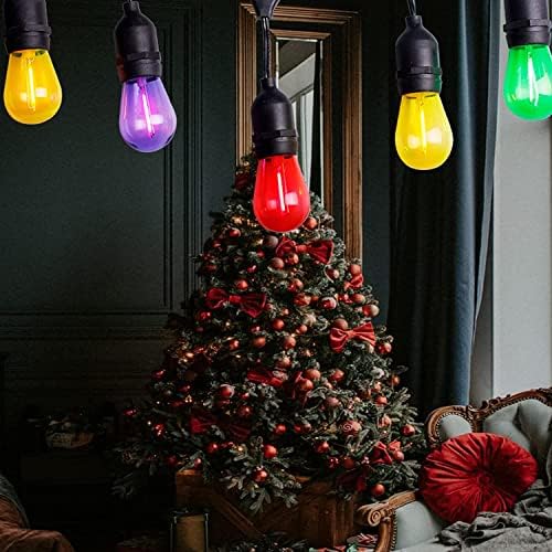 15 paketa LED žarulja 914 ljubičasta Božićna zamjenska Svjetiljka za vanjska svjetla od 1 vata Vintage LED žarulja sa žarnom