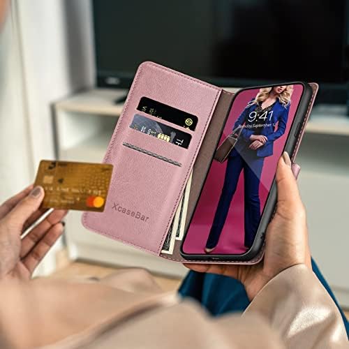 XcaseBar za Samsung Galaxy A32 5G torbica-novčanik s 【RFID-blokiranjem】 Nositelj kreditne kartice, flip-imenik-folio Torbica