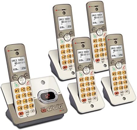 AT&T EL52513 5-HONDSET BESPLATNI TELEFON SAVJETNICI SUSTAVA I XL KEYS LACKLLET KEYS
