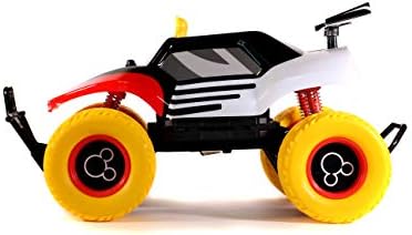 Jada Toys Disney Junior 1:14 Mickey Buggy RC Automobil za daljinski upravljač 2,4 GHz, igračke za djecu i odrasle, crno/crveno