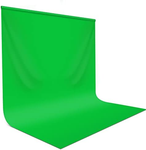 Pozadina sa zelenim zaslonom Hemmotop fotografije, virtualni pozadina list sa zelenim zaslonom Chromakey veličine 10 x 10