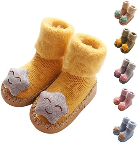 Dječje cipele jesen i zima slatka djeca cipele za malu djecu i djevojčice čarape s ravnim donjim katom bez toplih udobnih