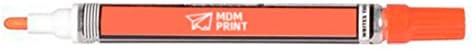 MDMPrint trajna trajna oznaka boje/akcija ventila, srednji vrh, obitelj narančaste boje, boja