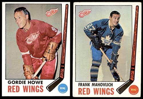1969-70 Topps Detroit Red Wings u blizini Team Set Detroit Red Wings VG+ Red Wings