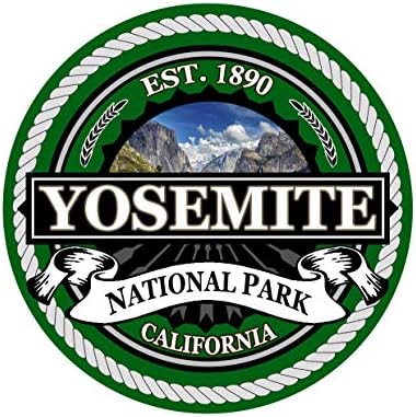 Naljepnica Nacionalnog parka Yosemite 3 inča naljepnica za laptop