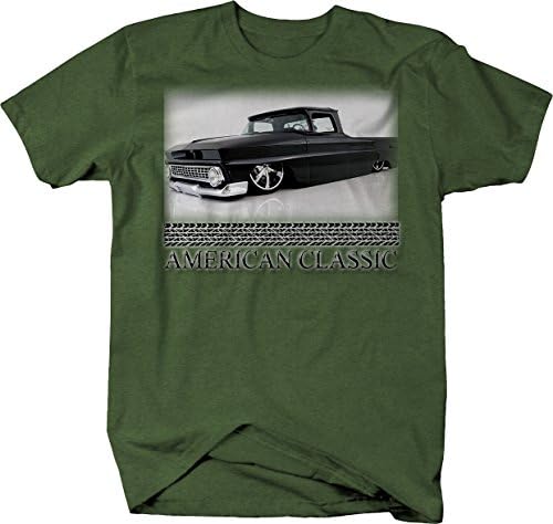 Američki klasični mišićni automobil C10 Hotrod Custom Pickup 60-66 majica za muškarce