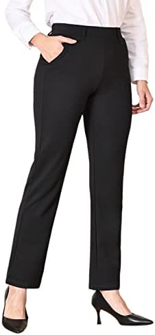 Bamansove žene 29 /31/33 Ravne haljine hlače Povucite uredski posao casual rastezaljke s džepovima