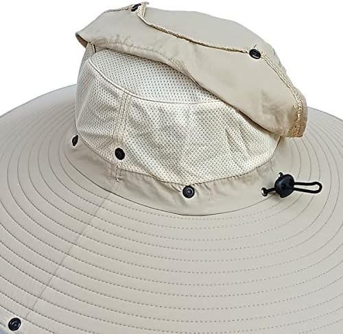 Široki kapu za zaštitu od sunca na otvorenom uniseks prozračene šešire za planinarenje na plaži ribolov safari vrt travnjak