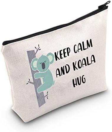 Meikiup koala šminke torbica za zatvarača koala medvjed poklon budi mirno i koala zagrljaj torbe za šminku koala ljubitelj
