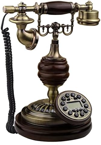Gayouny moda fiksno telefonski brojčanik drevni telefon fiksni telefon za uredski hotel drvo
