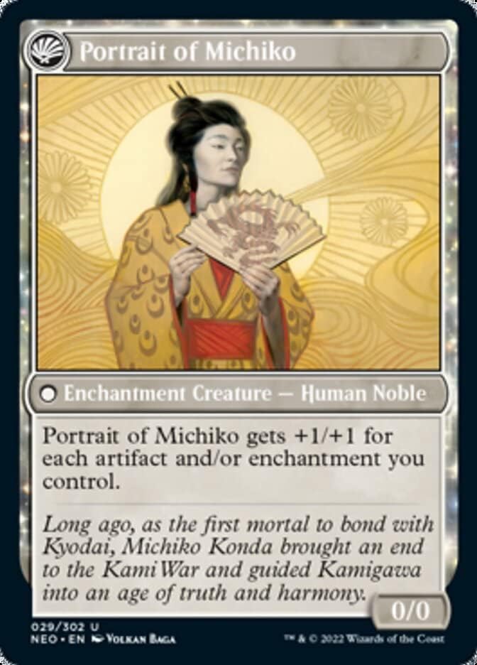 Magija: okupljanje - Michiko -ova vladavina istine // Portret Michiko - Kamigawa: dinastija Neon