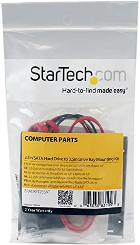 Startech.com 3.5in Univerzalni adapter za nosač tvrdog diska za 5,25in zaljev - 3,5 do 5,25 HDD pogona adapter