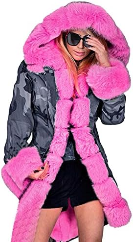 Dugo-rukavi predimenzionalni kaput ženke pahuljasto lijepo zimsko kaputa kapuljača patchwork colorblock poslovanje vanjski