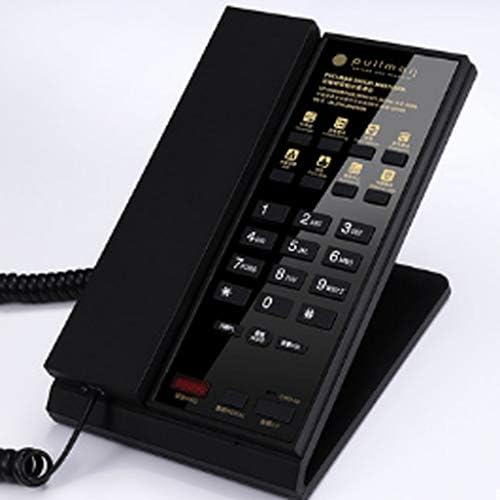 PDGJG CORDED TELEFON -FONGE-RETRO novonastalni telefon Telefon-Mini pozivatelj ID Telefon, zidni telefon s fiksnim telefonom