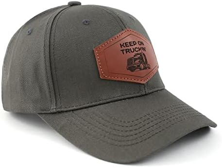 Šešir kamiondžija za tatu, bejzbol hat tata cap laser ugraviran kožni patch kamiondžija šešir