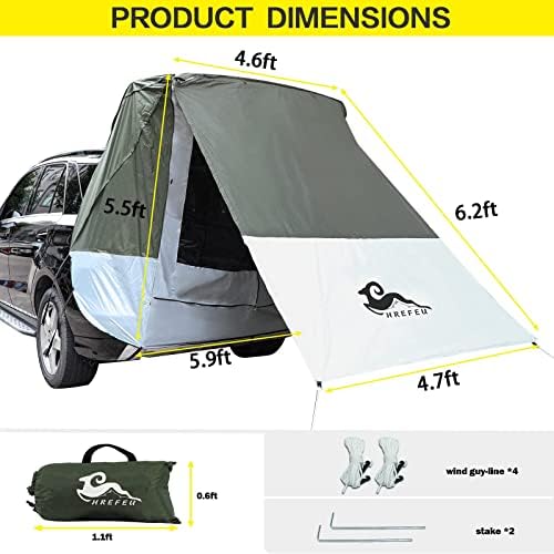 Hrefeu SUV šator za prtljažnice s tendom, šator za kampiranje za kampiranje za kampiranje, kampiranje na otvorenom za sunčanje,
