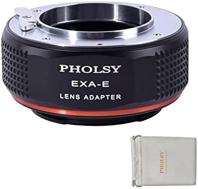 Folsy leća adapter kompatibilna s exakta montiranim lećama na e montiranu kameru kompatibilnu sa Sony A1 A9II A7S A7R A7C