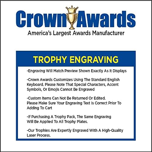 Crown Awards Beauty Queen trofeje s prilagođenim graviranjem, 6 Personalizirana kraljica ljepote mašući trofej na pageant