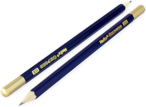 Helix Oxford Executive College Set - Uključuje preklopni ravnalo, gumice, oštrice i olovke - Blister Pack od 5
