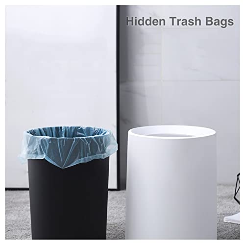 Kante za smeće bucket bucket bucket, elegantna kanta za smeće dvoslojna okrugla kanta za smeće za kupaonicu kuhinje dnevne