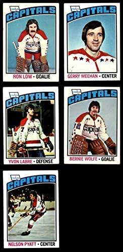 1976-77 Topps Washington Capitals u blizini Team Set Washington Capitals-Hockey VG/Ex Capitals-Hockey