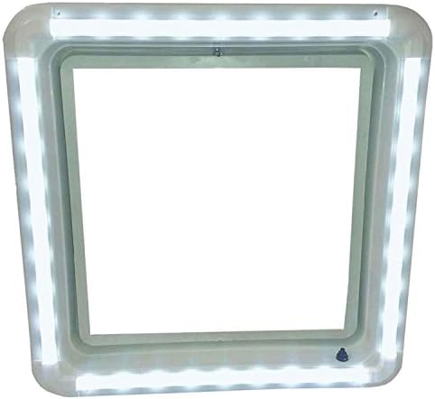 HENG-ov HG-LR-W-WW-AFT LED set za odzračivanje, difuzor bijelog objektiva-toplo bijelo svjetlo
