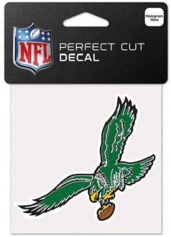 Wincraft Philadelphia Eagles nfl retro naljepnica 4x4 savršena rezana boja