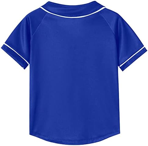 babyHealthy Kids bejzbol gumb dolje dres košulja majica Pinstripe kratki rukavi hipster hip hop majice dječaci djevojčice